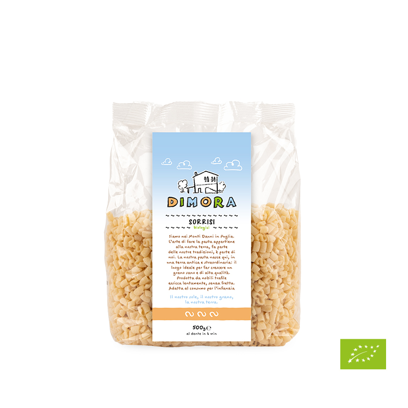 pastina per bambini-sorrisi-bio pastin ape rabbini biologica